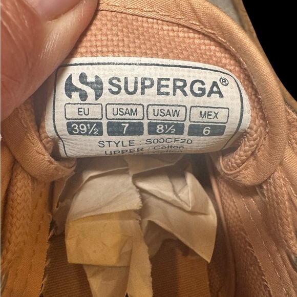 Superga Tan Espadrilles Casual Shoes - Picture 6 of 7